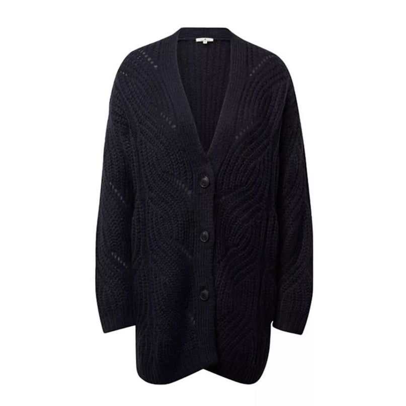 Tom Tailor XS(36) dydžio moteriškas tamsiai mėlynos spalvos  kardiganas/megztinis 10668-1013944