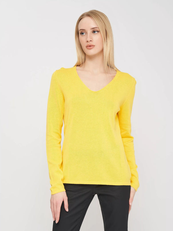 Tom Tailor XXL(44) dydžio moteriškas geltonos spalvos  megztinis 21175