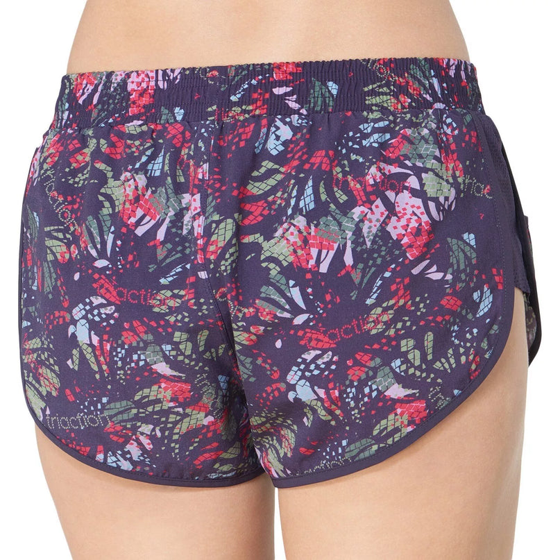 Triumph moteriški violetinės spalvos su raštais laisvalaikio  šortai Cardio Apparel Better Short