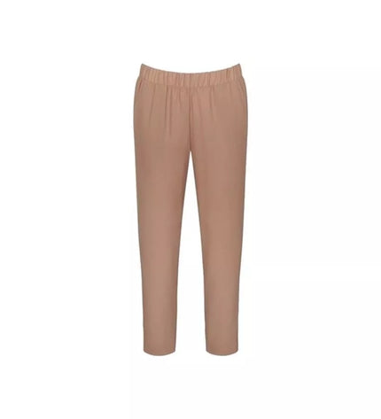 Triumph 36 38 40 42 44 dydžio moteriškos poliesterinės rusvos spalvos klasikinės ilgos kelnės Mix &amp; Match TAPERED TROUSERS