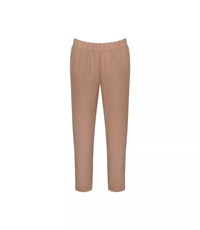 Triumph 36 38 40 42 44 dydžio moteriškos poliesterinės rusvos spalvos klasikinės ilgos kelnės Mix &amp; Match TAPERED TROUSERS