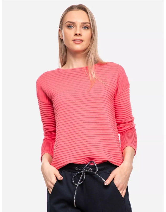 Tom Tailor L(40) XXXL(46) dydžio moteriškas rožinės spalvos megztinis 21174