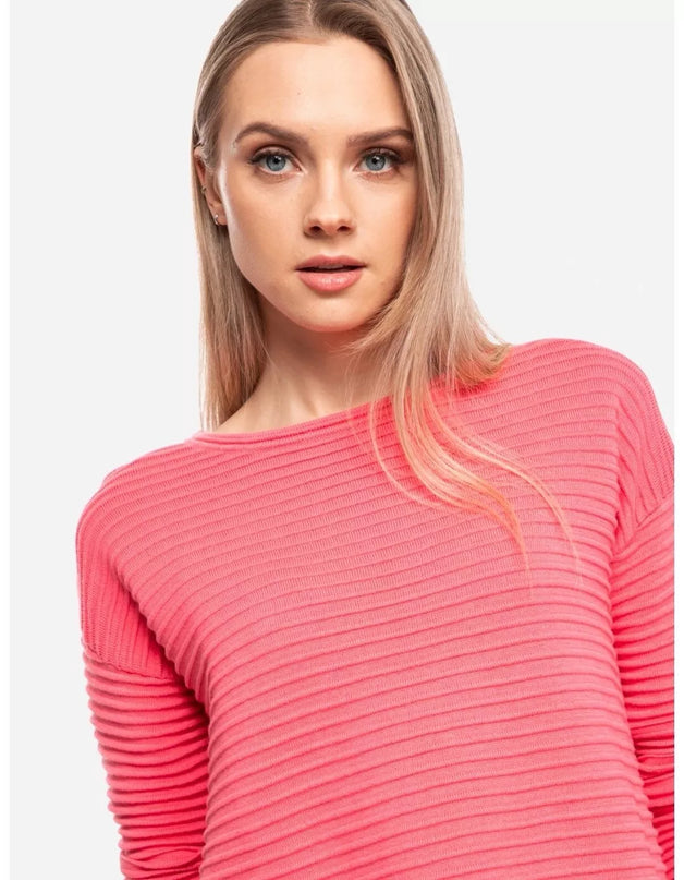 Tom Tailor L(40) XXXL(46) dydžio moteriškas rožinės spalvos megztinis 21174