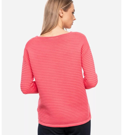 Tom Tailor L(40) XXXL(46) dydžio moteriškas rožinės spalvos megztinis 21174