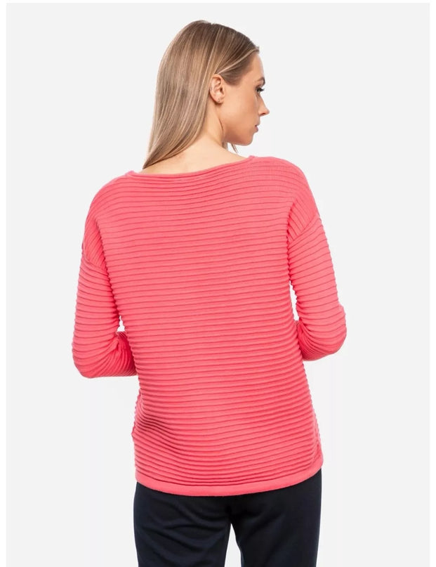 Tom Tailor L(40) XXXL(46) dydžio moteriškas rožinės spalvos megztinis 21174