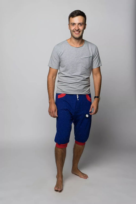 Sofa Killer mėlyni taškuoti šortai