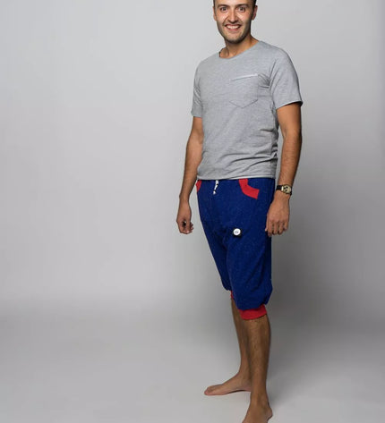 Sofa Killer mėlyni taškuoti šortai