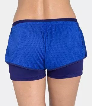 Triumph S dydžio moteriški  mėlynos spalvos laisvalaikio  šortai Triaction The Fit-ster Short 01