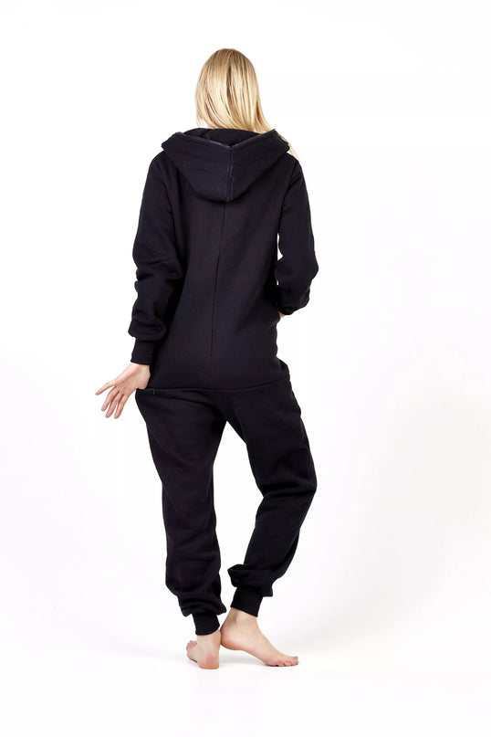 Sofa Killer juodas kombinezonas su užtrauktuku nugaroje