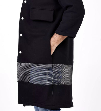 Sofa Killer juodas ilgas švarkas/kimono