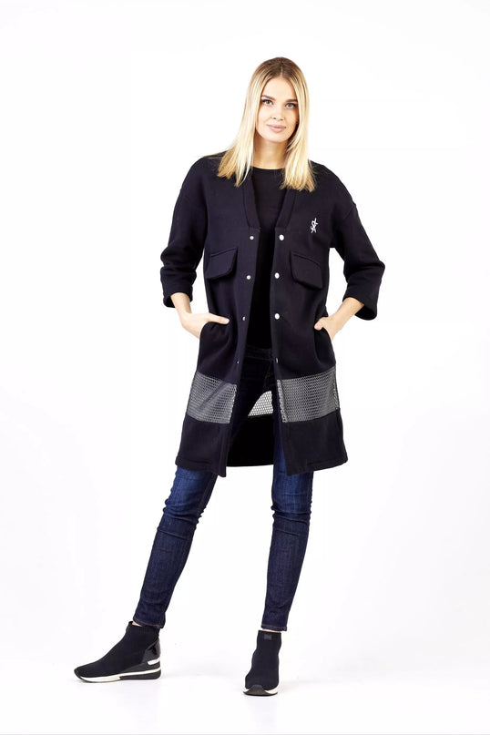 Sofa Killer juodas ilgas švarkas/kimono