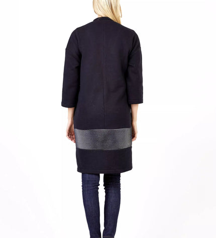 Sofa Killer juodas ilgas švarkas/kimono