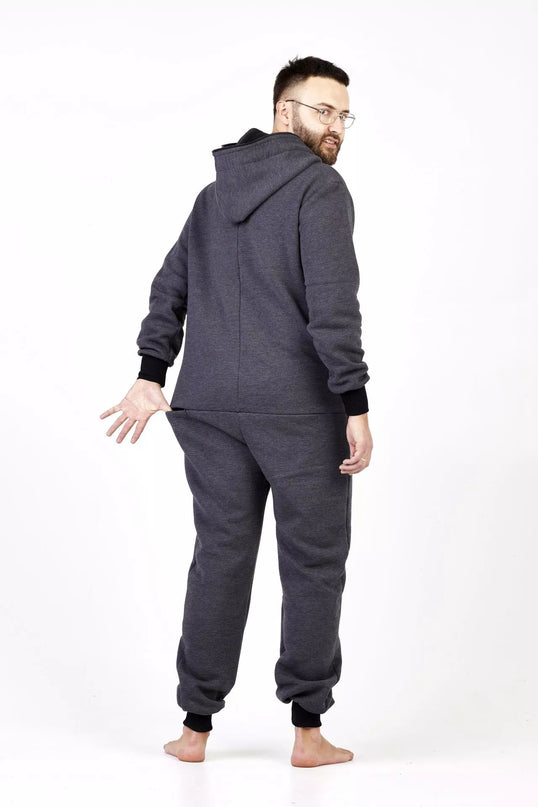 Sofa Killer grafito spalvos ilgas švarkas/kimono