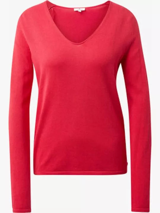 Tom Tailor XXL(44) dydžio moteriškas tamsiai rožinės spalvos  megztinis 19214