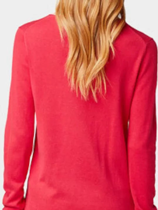 Tom Tailor XXL(44) dydžio moteriškas tamsiai rožinės spalvos  megztinis 19214