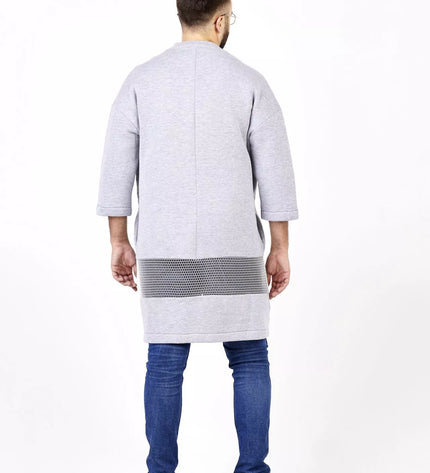 Sofa Killer šviesiai pilkas ilgas švarkas/kimono