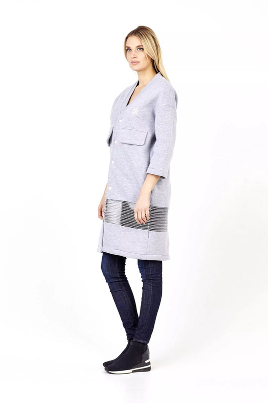 Sofa Killer šviesiai pilkas ilgas švarkas/kimono