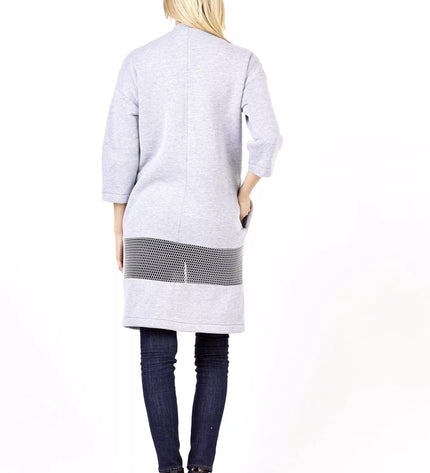 Sofa Killer šviesiai pilkas ilgas švarkas/kimono