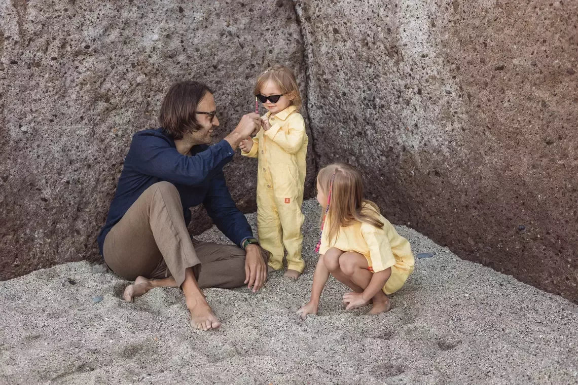 Sofa Killer tamsiai mėlynos spalvos vyriški linininiai marškiniai RAMLAT