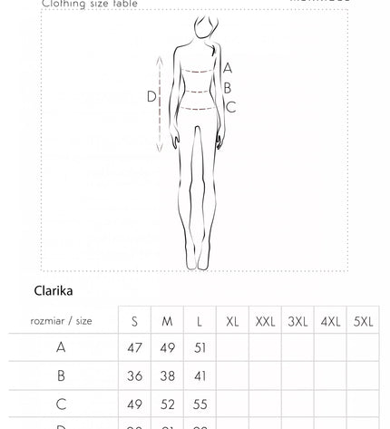Marribel kūno spalvos taškuota suknelė Clarika