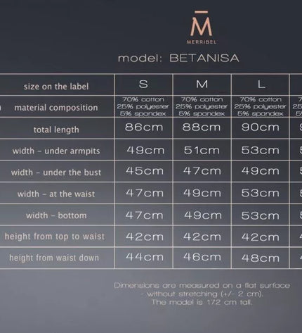 Marribel melsva medvilninė suknelė Betanisa