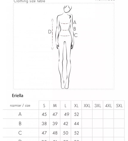 Marribel raudonos spalvos  suknelė perregimom rankovėm Eriella