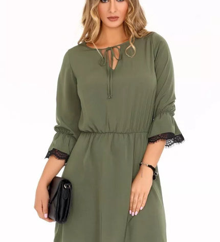 Marribel chaki spalvos suknelė Shanice