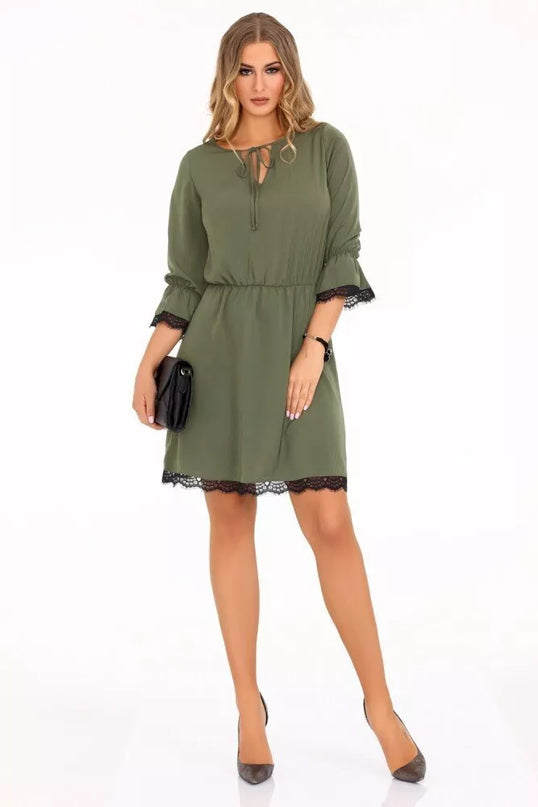 Marribel chaki spalvos suknelė Shanice