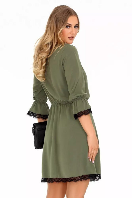 Marribel chaki spalvos suknelė Shanice