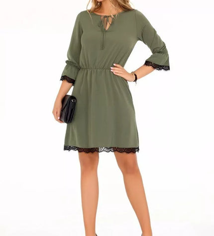 Marribel chaki spalvos suknelė Shanice