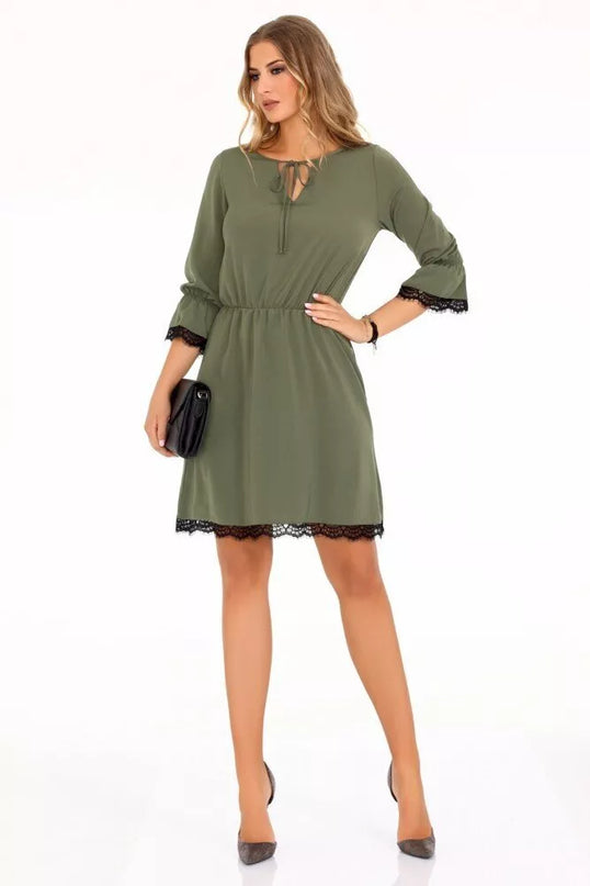 Marribel chaki spalvos suknelė Shanice