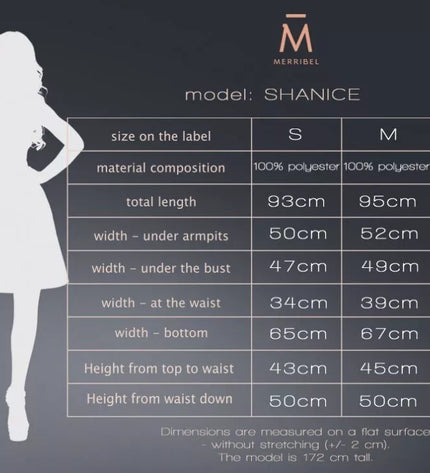 Marribel chaki spalvos suknelė Shanice