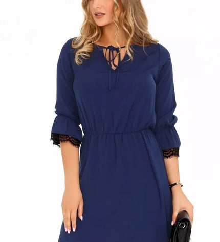 Marribel tamsiai mėlyna suknelė Shanice