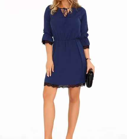 Marribel tamsiai mėlyna suknelė Shanice