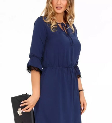 Marribel tamsiai mėlyna suknelė Shanice