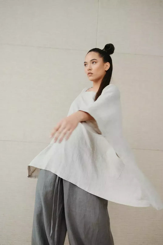 Sofa Killer smėlio spalvos linininė palaidinė Hermon