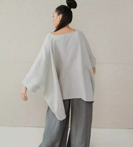 Sofa Killer smėlio spalvos linininė palaidinė Hermon