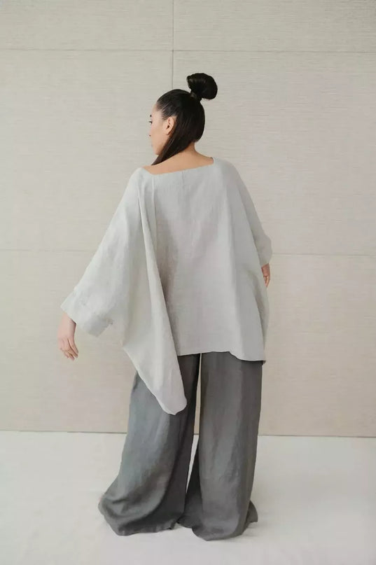 Sofa Killer smėlio spalvos linininė palaidinė Hermon