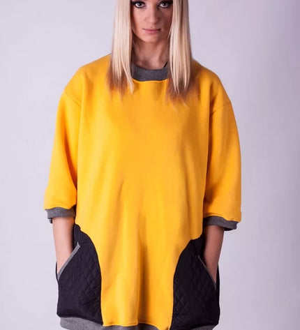 Sofa Killer geltonas džemperis