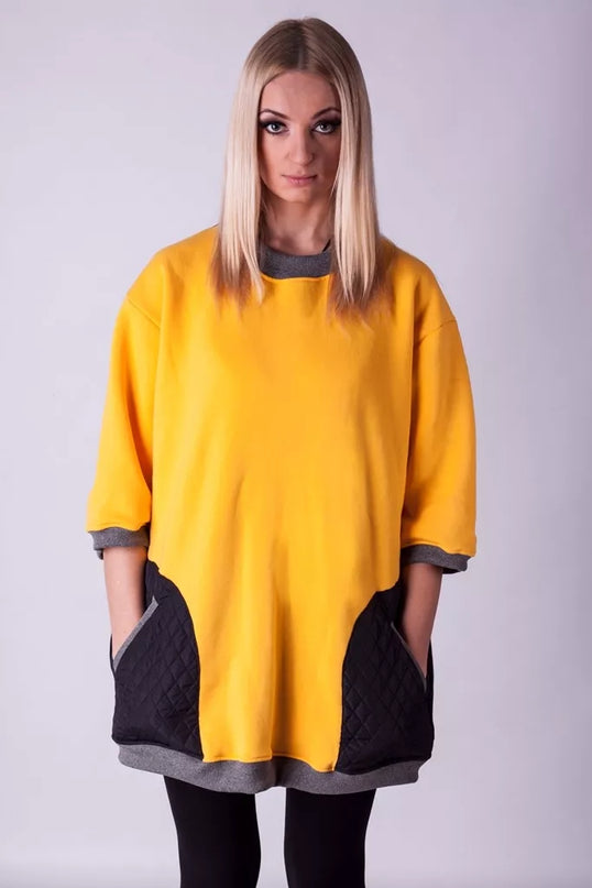 Sofa Killer geltonas džemperis