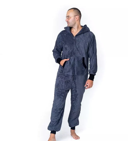 Sofa Killer tamsiai pilkas frotinis bambuko kombinezonas