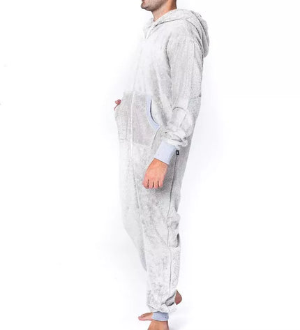 Sofa Killer šviesiai pilkas frotinis bambuko kombinezonas