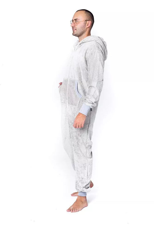 Sofa Killer šviesiai pilkas frotinis bambuko kombinezonas
