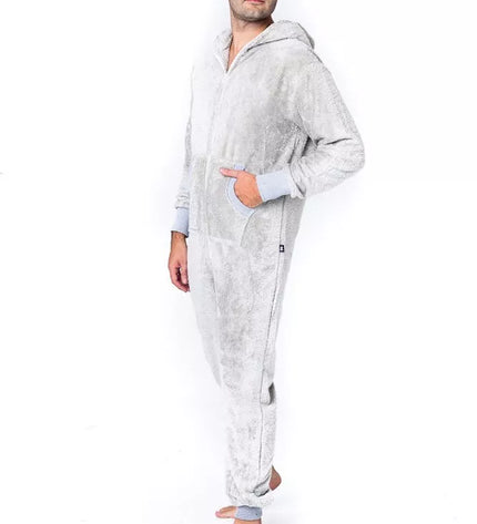 Sofa Killer šviesiai pilkas frotinis bambuko kombinezonas