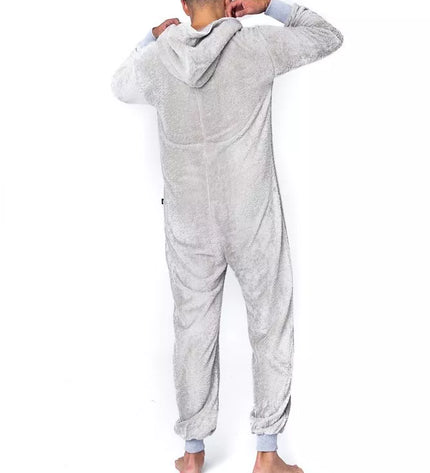 Sofa Killer šviesiai pilkas frotinis bambuko kombinezonas