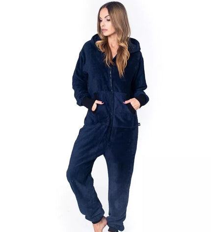 Sofa Killer tamsiai mėlynas frotinis bambuko kombinezonas