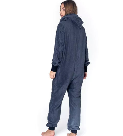 Sofa Killer tamsiai pilkas frotinis bambuko kombinezonas