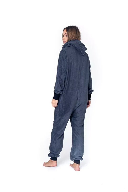 Sofa Killer tamsiai pilkas frotinis bambuko kombinezonas