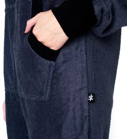 Sofa Killer tamsiai pilkas frotinis bambuko kombinezonas