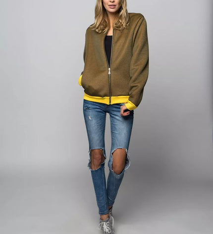 Sofa Killer garstyčių spalvos moteriškas bomberis